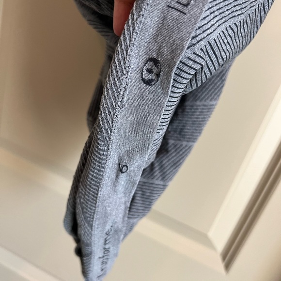 Lululemon Swiftly Tech Racerback HSL-Heathered Slate (Stripe) 6 - Picture 3 of 3